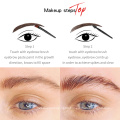 New Magic Styling Eyebrow Pudaier 2 in 1 Double Color Styling Eyebrow Gel Natural Wild Waterproof Solid Shape